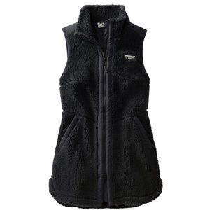 NWOT BLACK LL BEAN SHERPA VEST